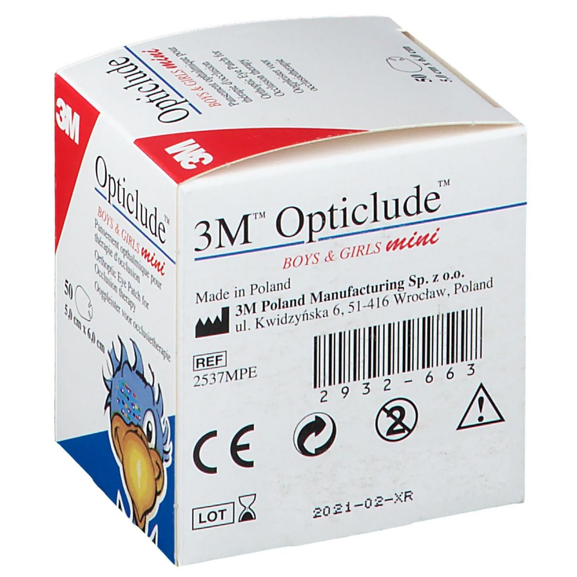 3M Opticlude Boys & Girls 2537Mpe Mini
