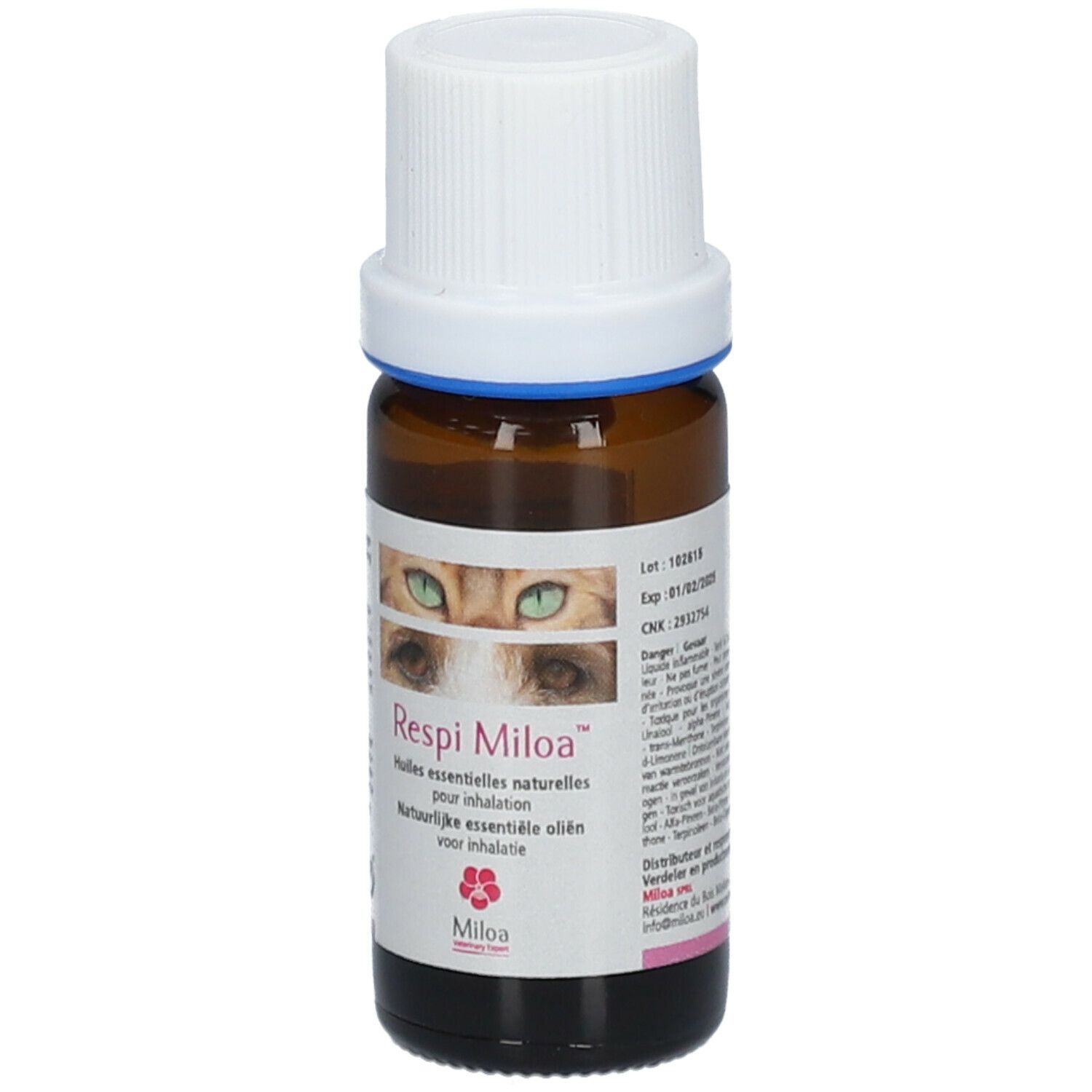 Miloa Respi Miloa Essential Oil for Inhalation Bottle