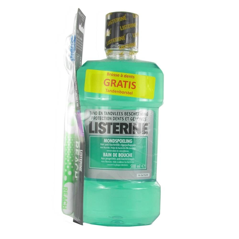 Listerine Tooth And Gingival Protection + Toothbrush