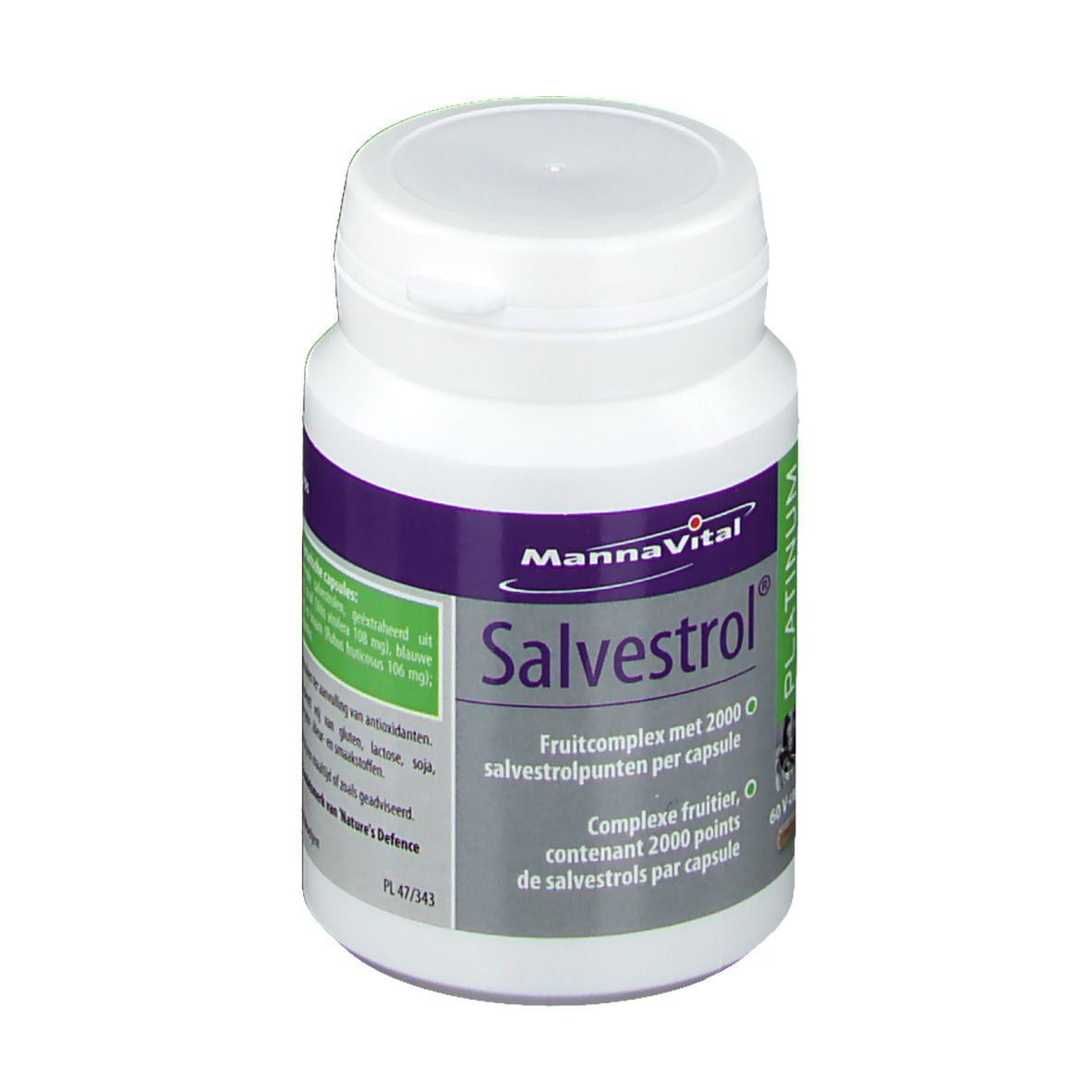 Mannavital Salvestrol Platinum 60 Pz Redcare