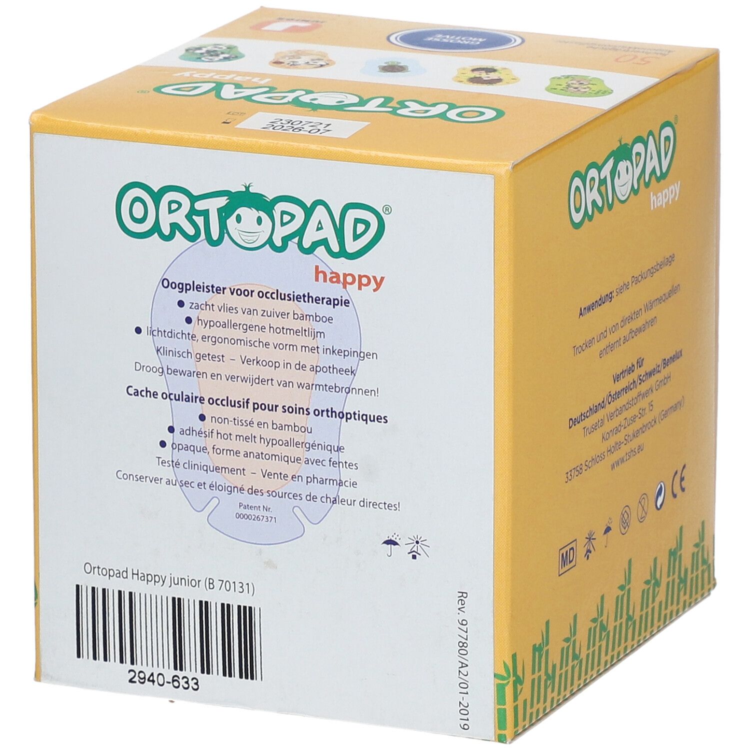 Ortopad Happy Junior Eye Plaster