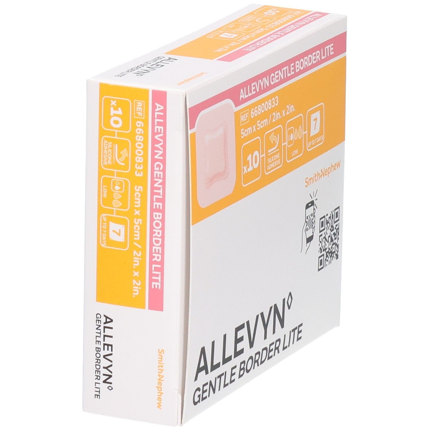 Allevyn Gentle Border Lite 5 x 5cm 66800833