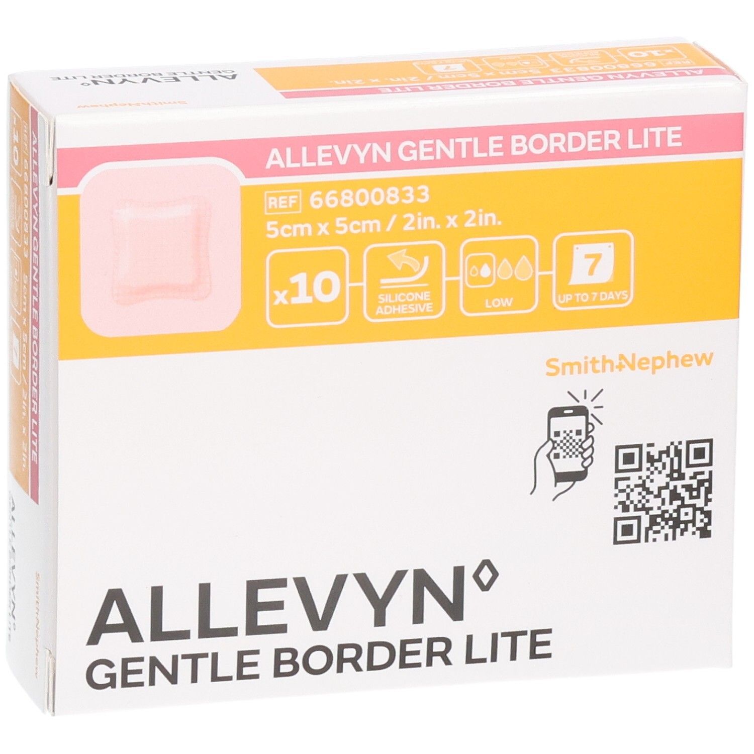 Allevyn Gentle Border Lite 5 x 5cm 66800833
