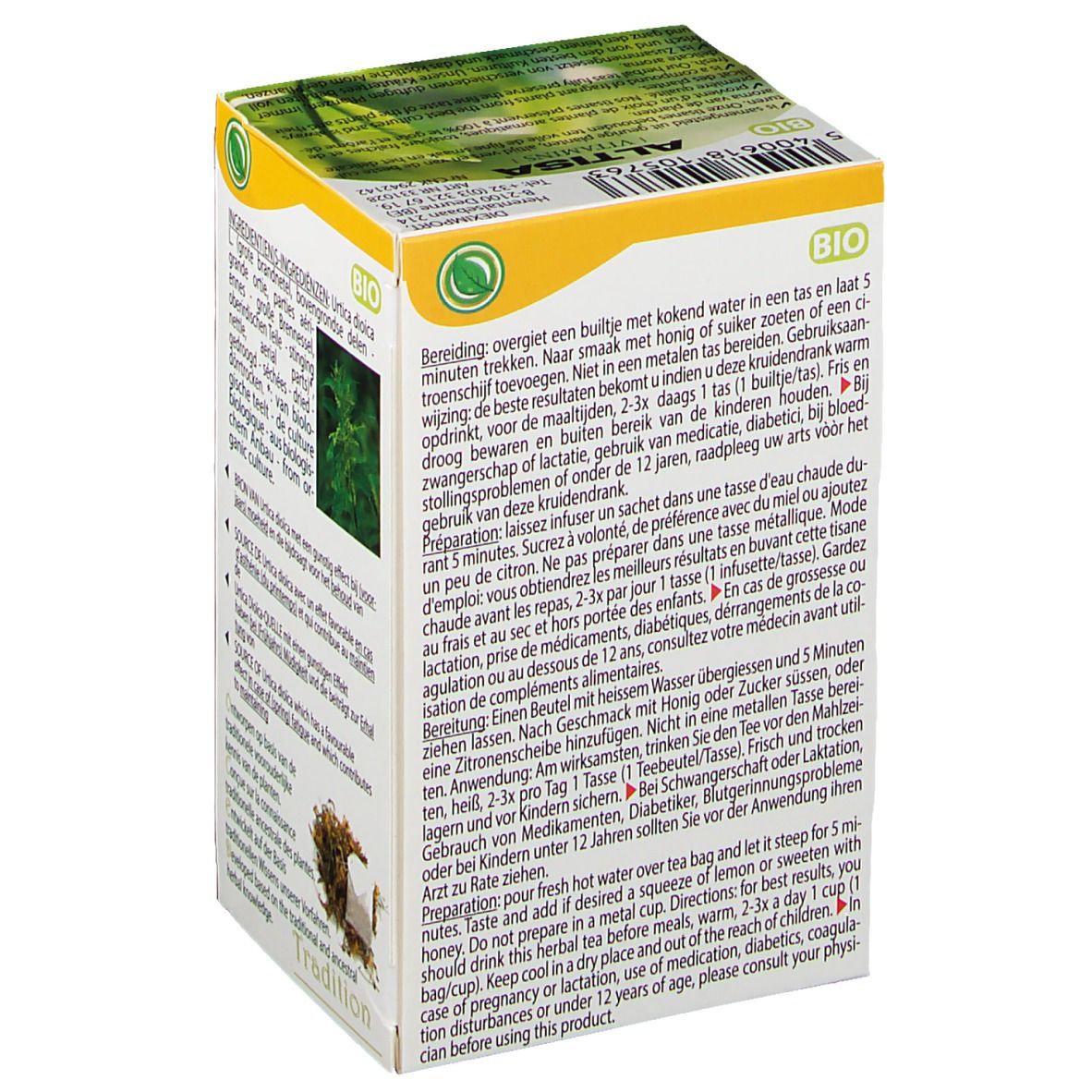 Altisa Stinging Nettle Tea Organic