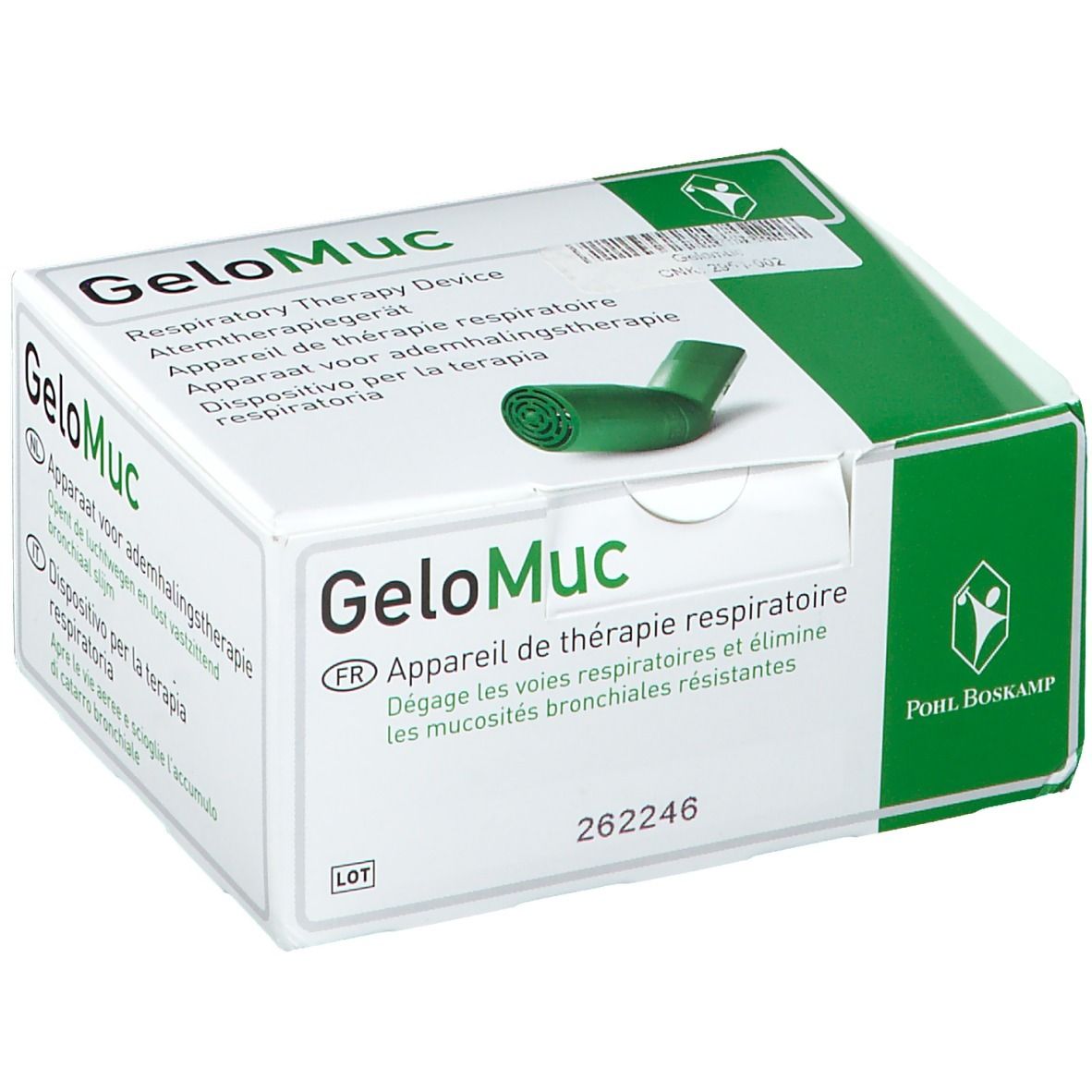 Gelomuc Respiratory Therapy Device