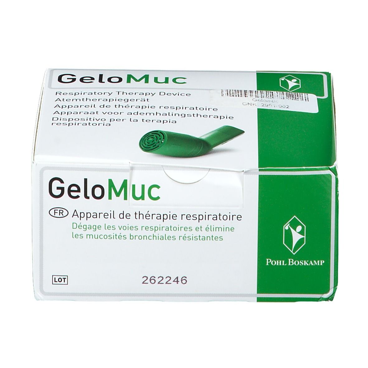 Gelomuc Respiratory Therapy Device