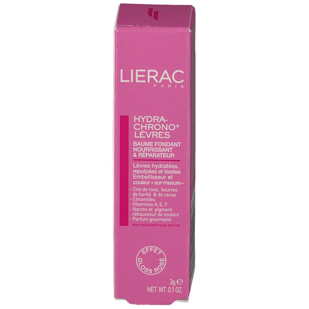 Lierac Hydra-Chrono + Balsamo Fondente Nutriente e Riparatore Gloss Rosé