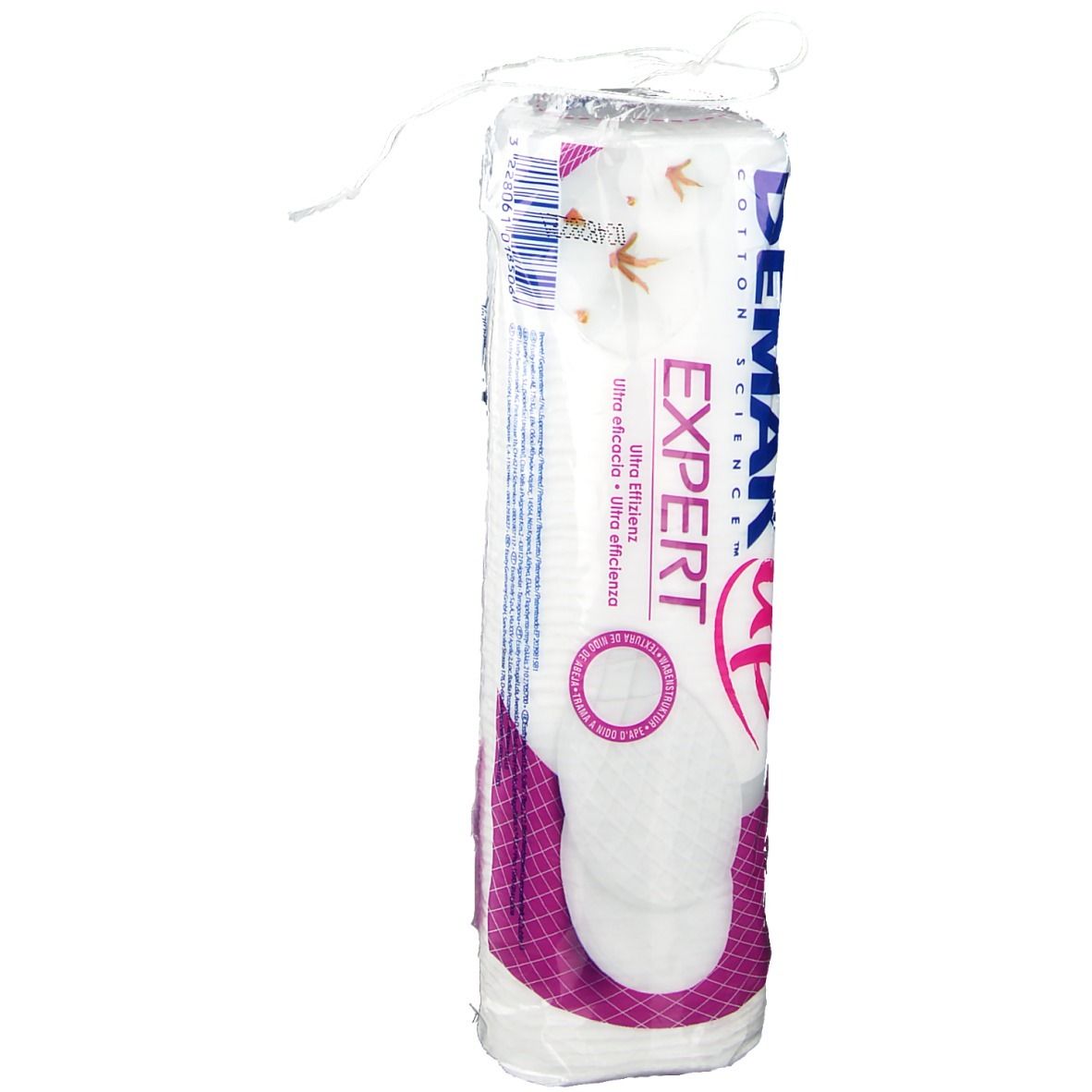 Demak'Up Expert – 670 Dischi Struccanti In Cotone, Formato Rotondo, Texture A Nido D'ape, Non Sbiancati, Rimuovono Trucco E Smalto