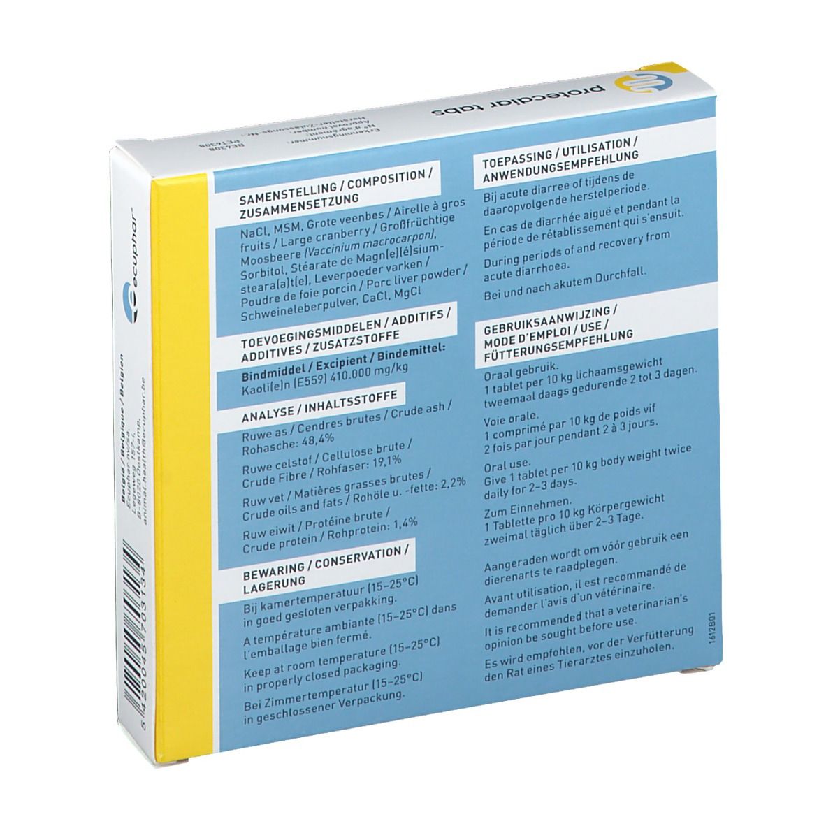 ecuphar® protecdiar tabs