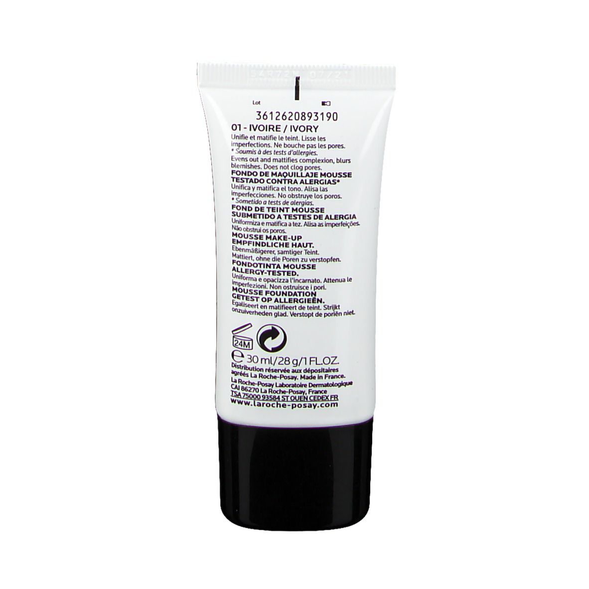 La Roche Posay Toleriane Fondotinta Mousse 01