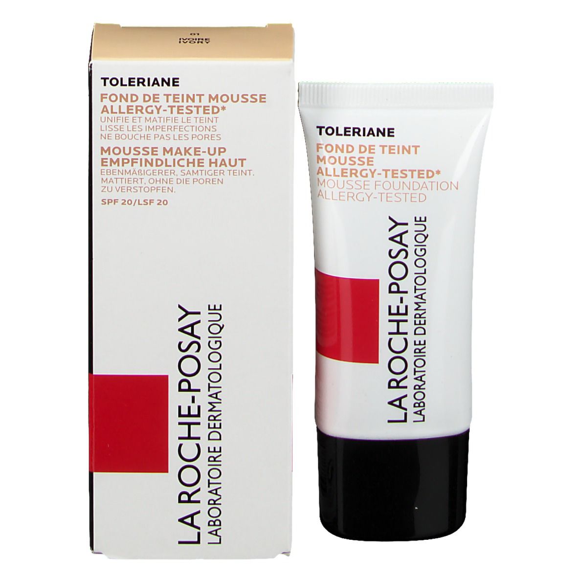 La Roche Posay Toleriane Fondotinta Mousse 01