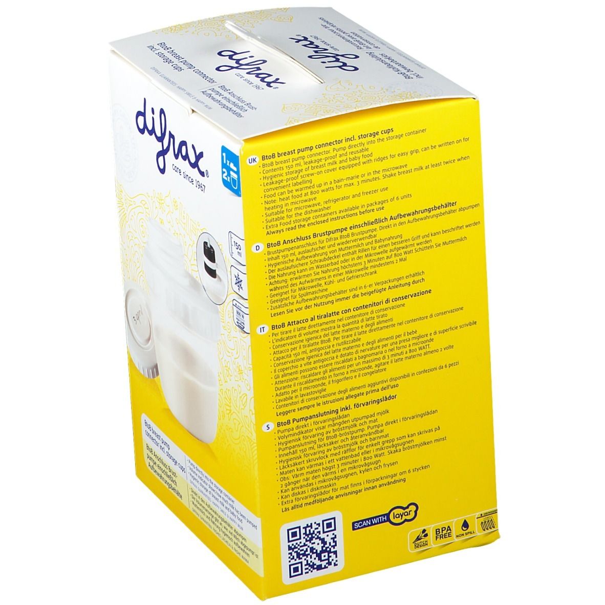 Difrax Btob Connection For Saving Bags