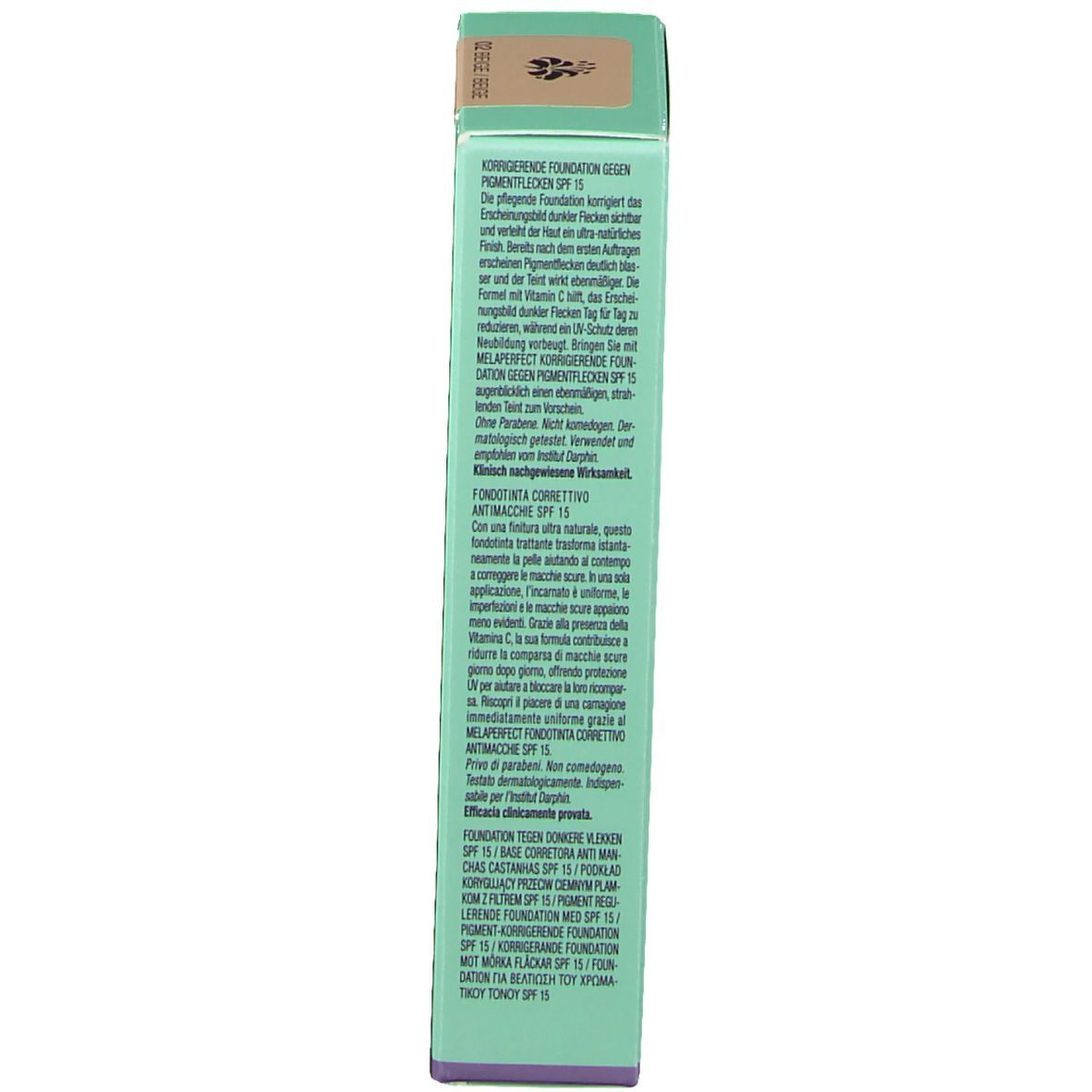 DARPHIN MELAPERFECT Fondotinta SPF15 Correttivo Anti Macchie Scure