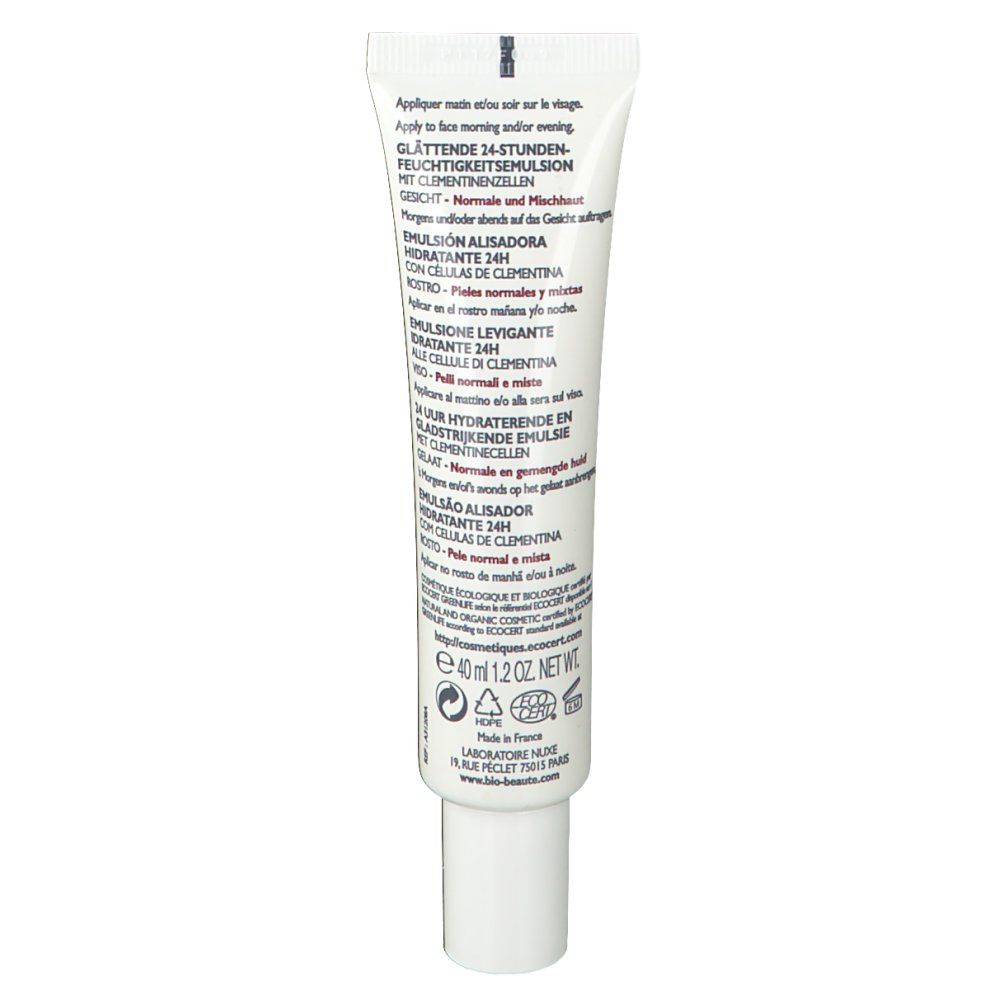 Bio Beauté By Nuxe  Emulsione Levigante Idratante Con Cellule Di Clementina