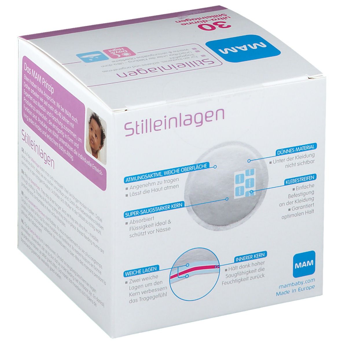 Mam Breast Pads Cotton 1 pz Redcare