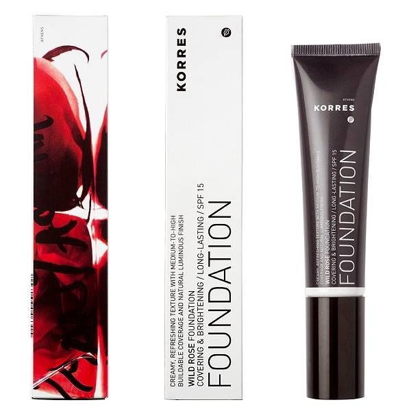Korres Wild Rose Foundation SPF15 RF2