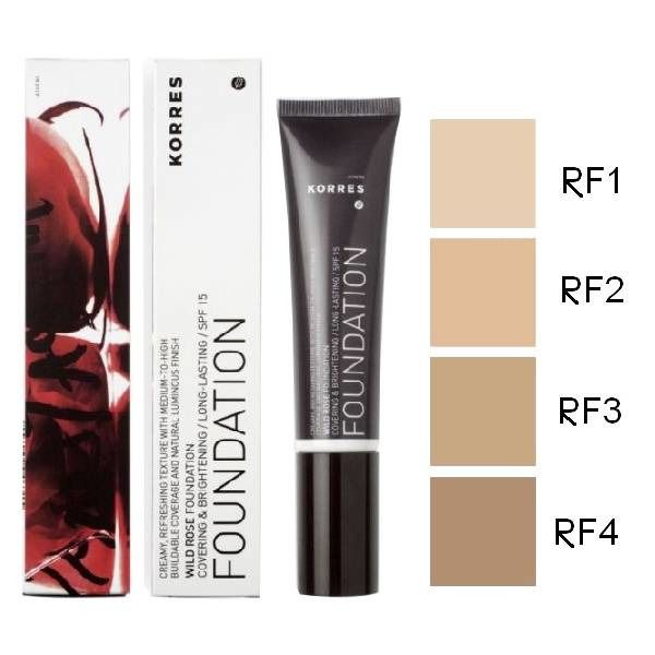 Korres Wild Rose Foundation SPF15 RF2