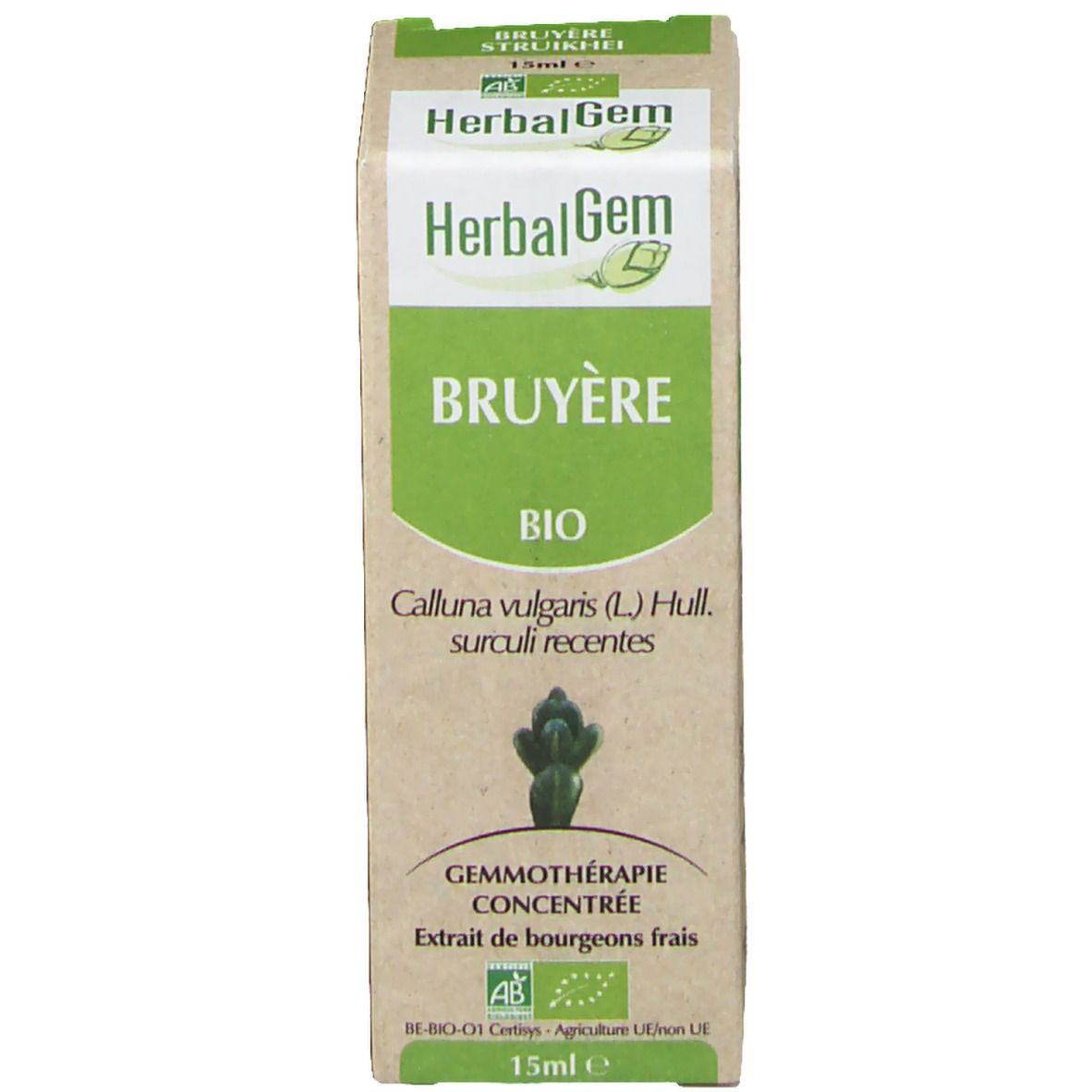 Confezione in cartone con nome del prodotto e logo. Certificazione bio. 15ml.