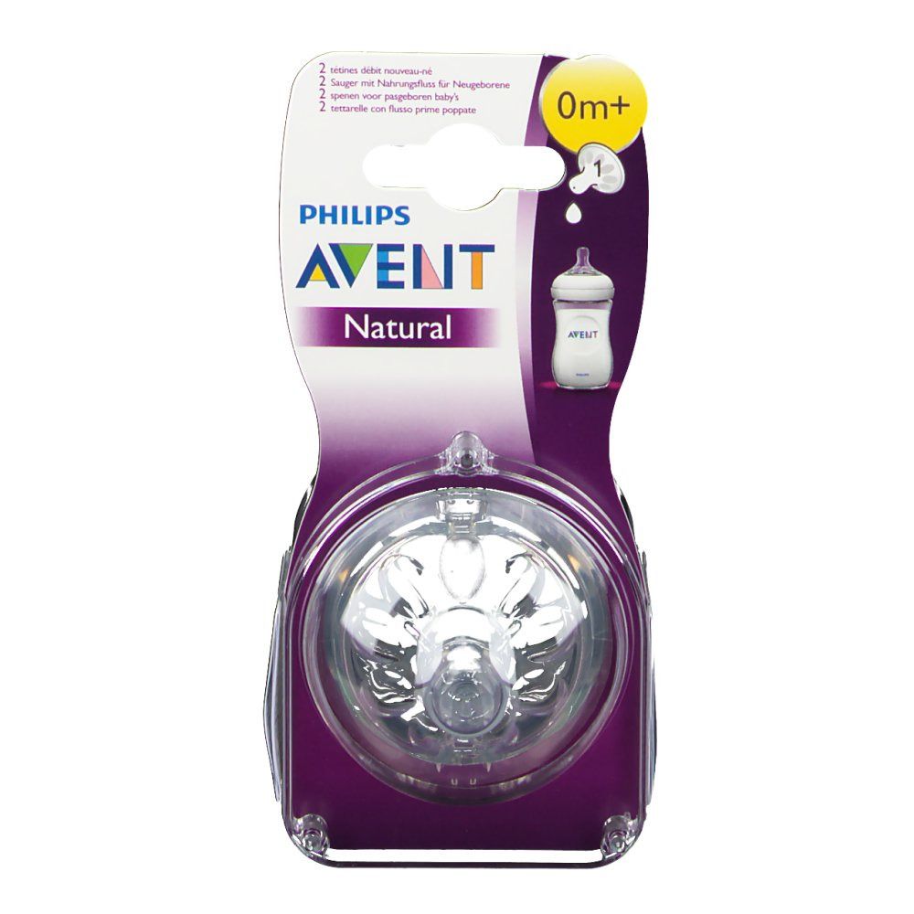 Avent Natural Pacifier Newborns 1 Hole