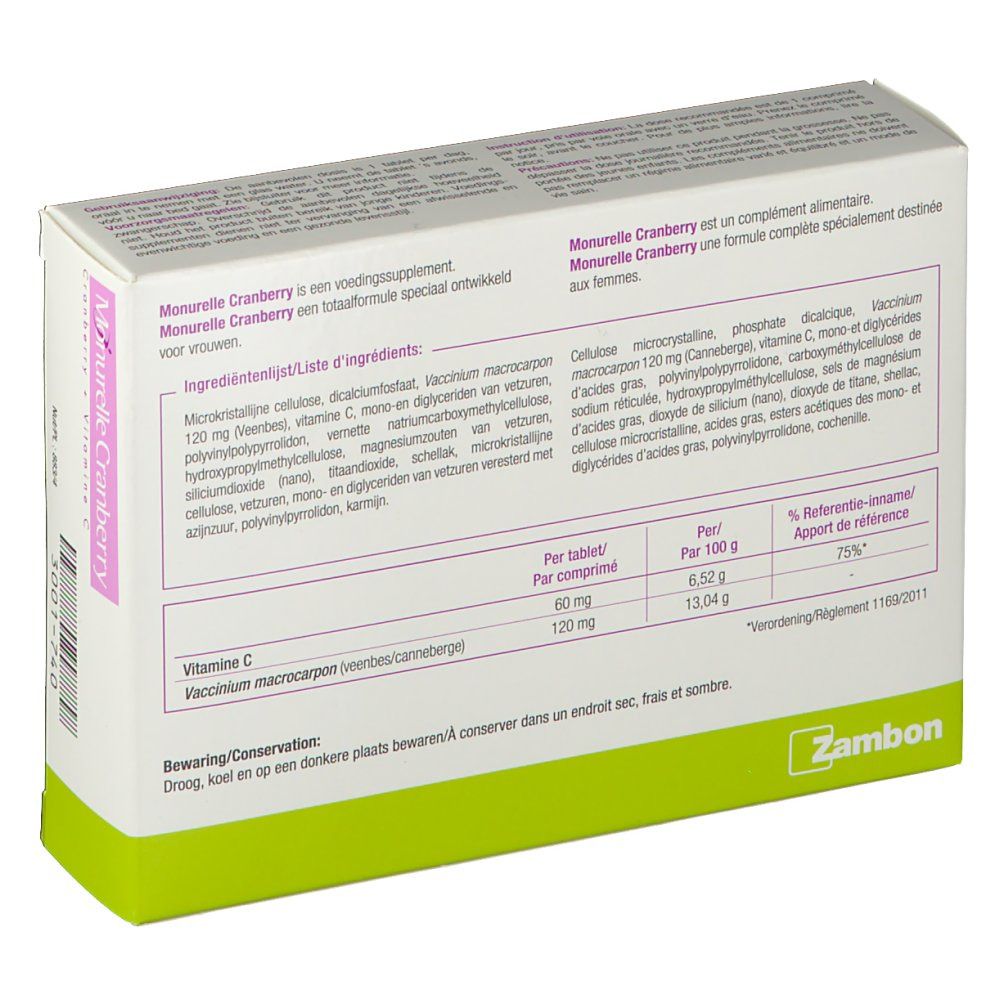 Monurelle Cranberry 120Mg