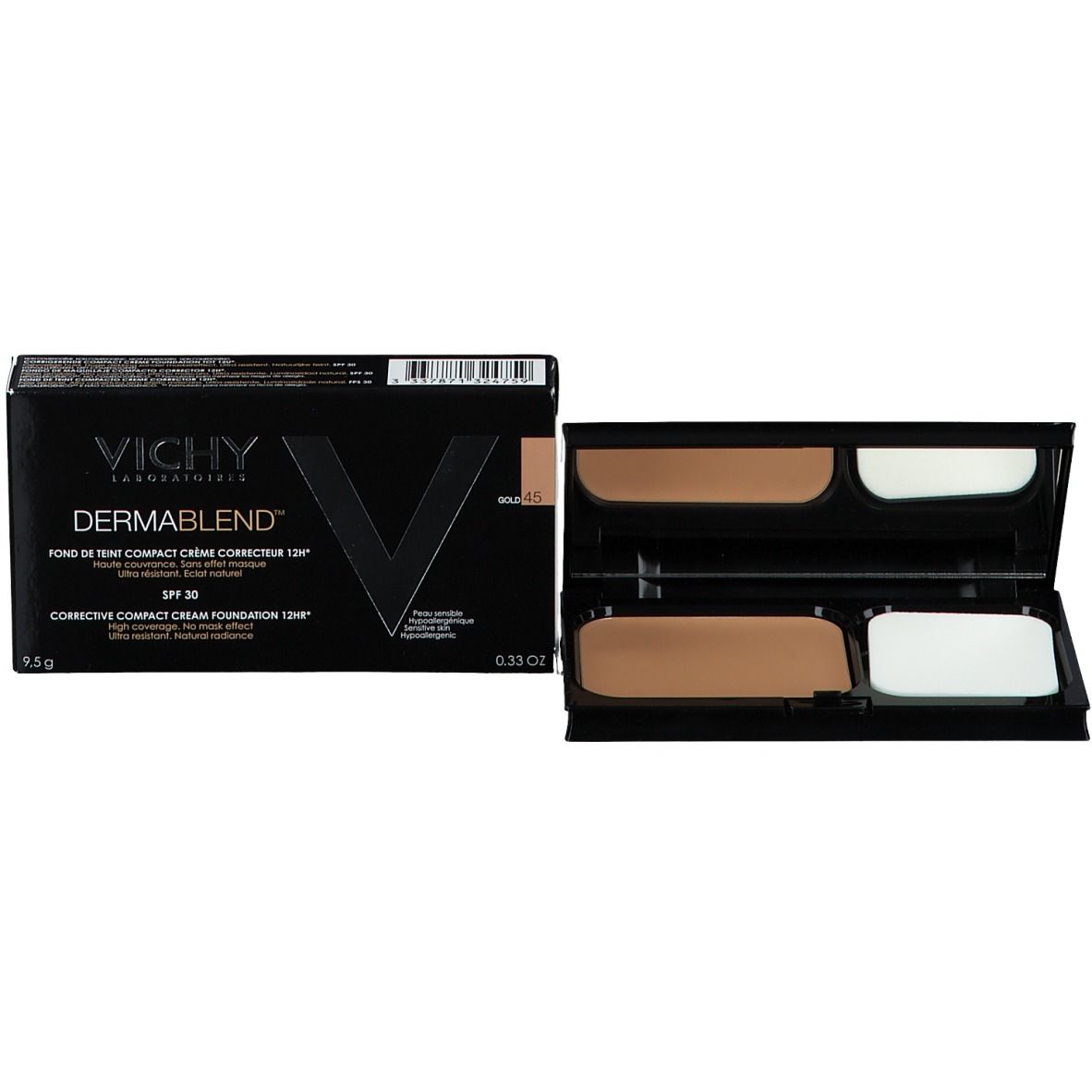 Vichy Dermablend Fondotinta In Crema Compatto Corretore 45