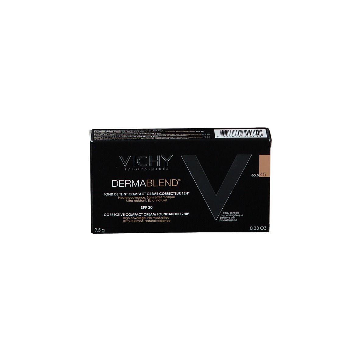 Vichy Dermablend Fondotinta In Crema Compatto Corretore 45