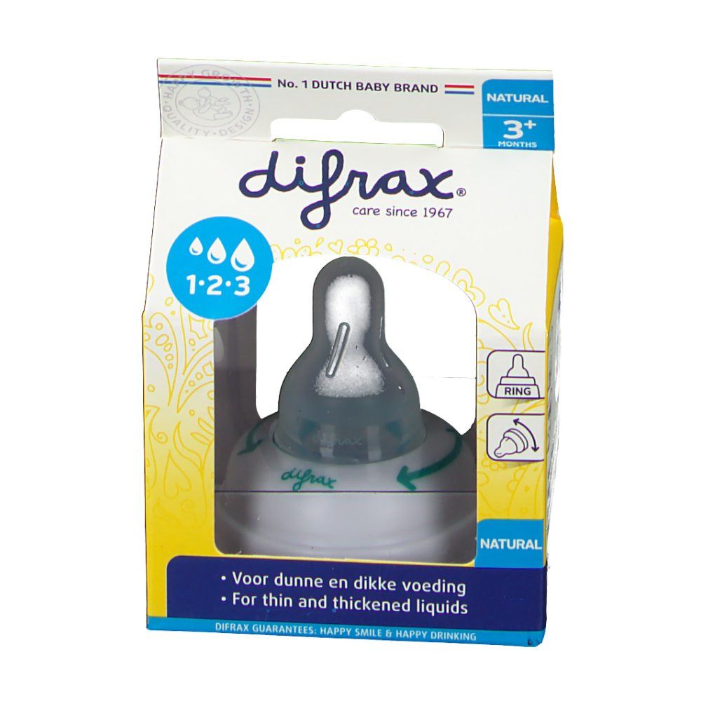 Difrax Ring 1-2-3 Natural 713