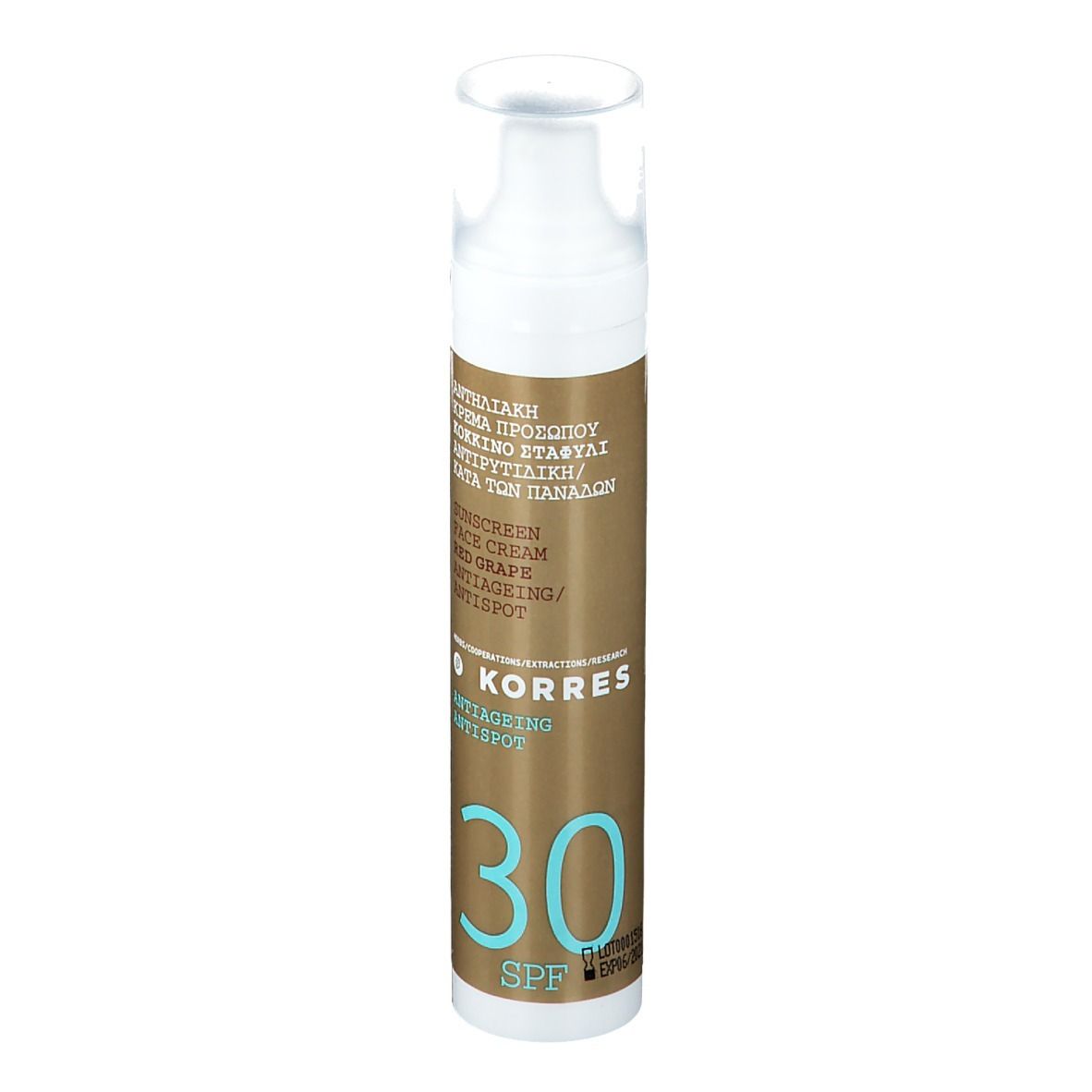 Korres Red Grape Sunscreen SPF30