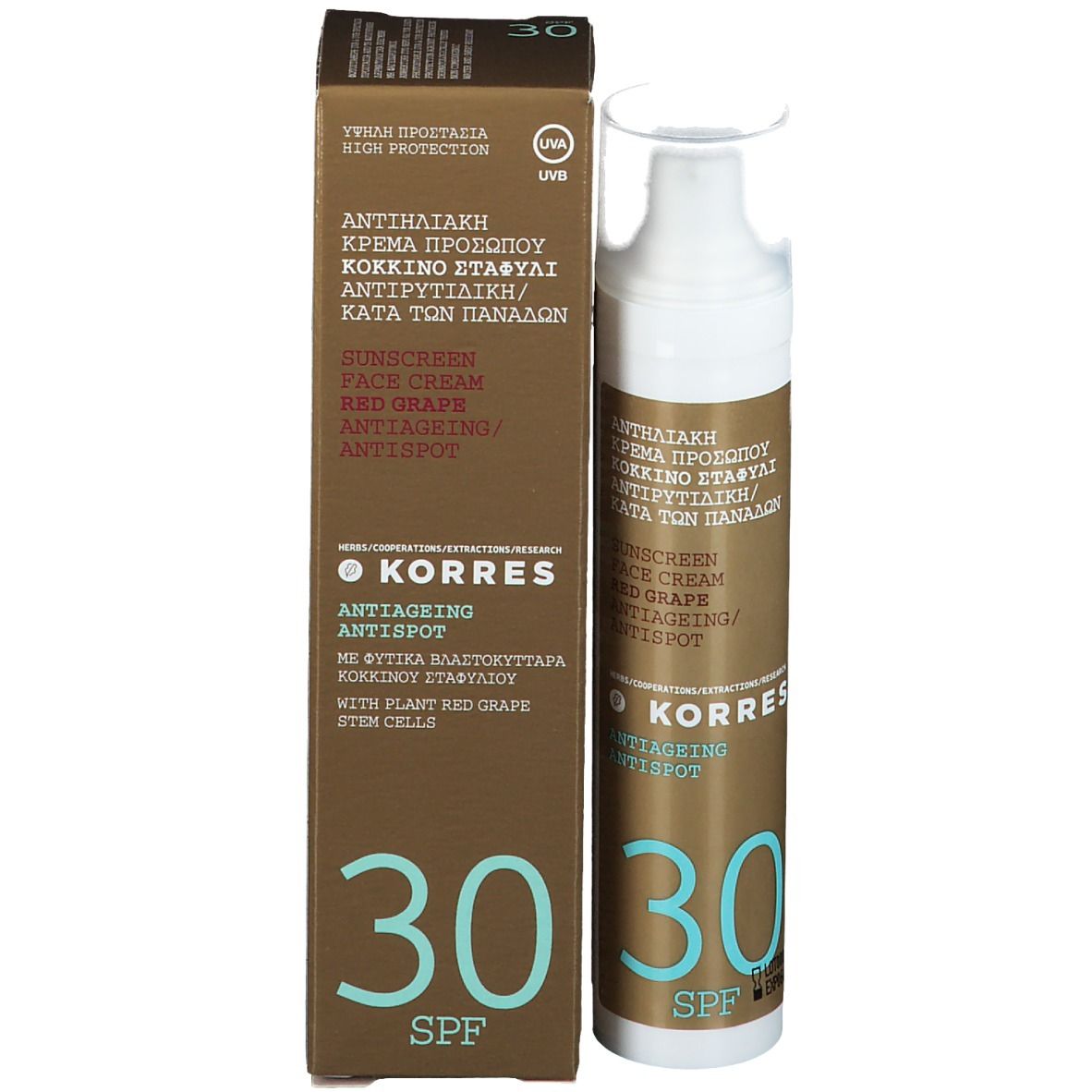 Korres Red Grape Sunscreen SPF30