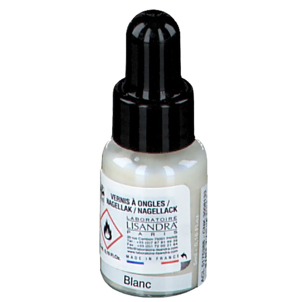 Lisandra Cosménail Nail Polish 4 White