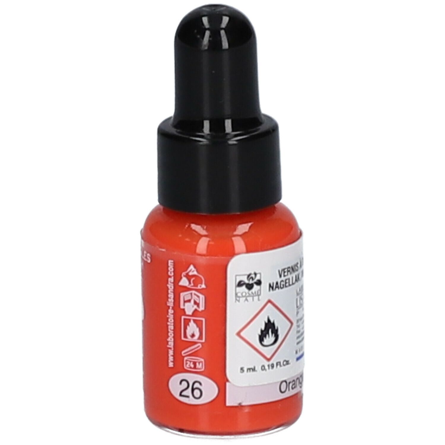 Lisandra Cosménail Nail Polish 26 Orange