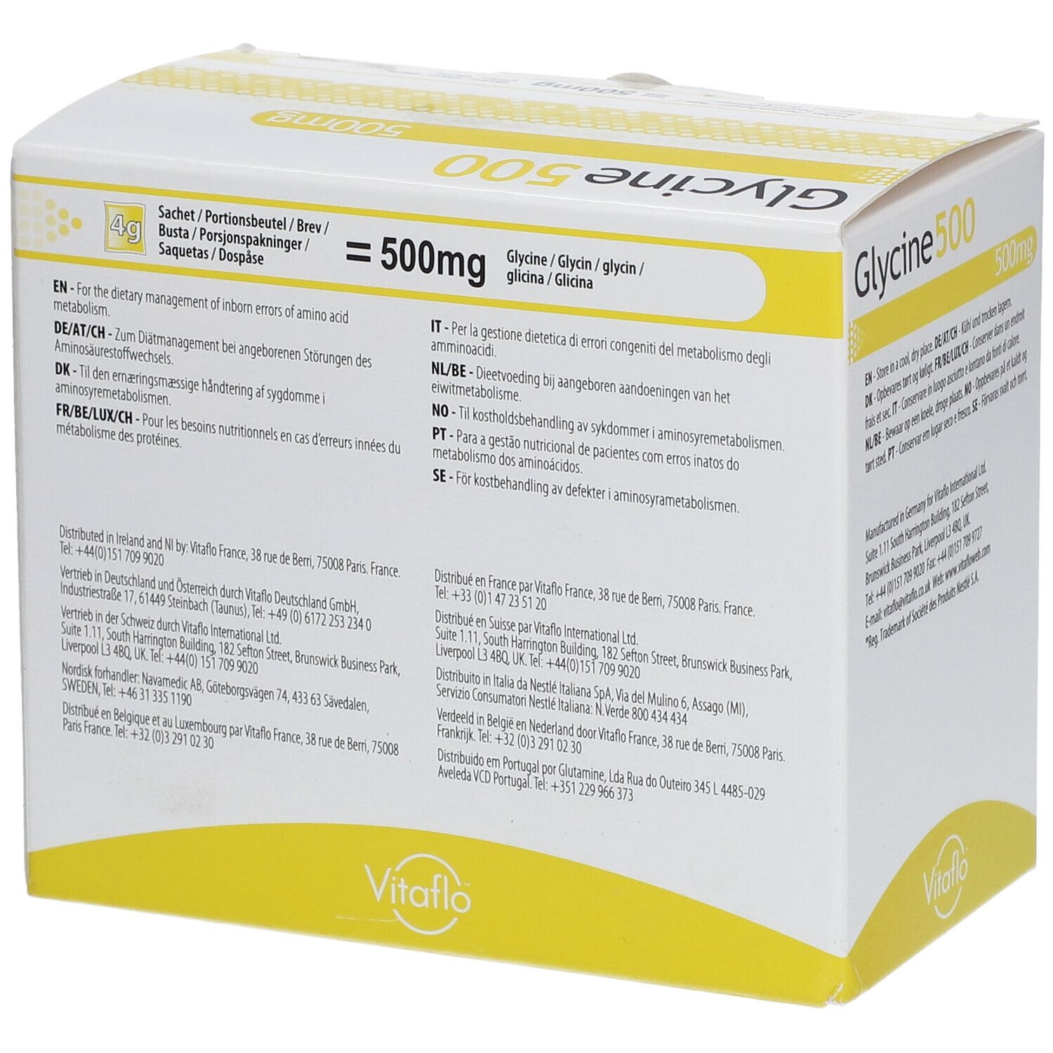 Vitaflo Glycine 500 4G Powder