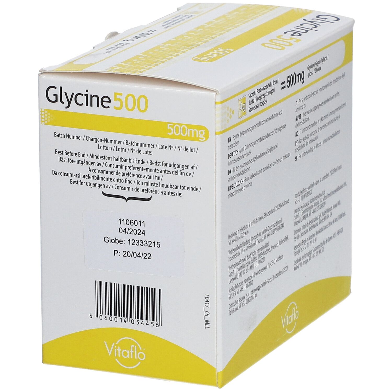 Vitaflo Glycine 500 4G Powder