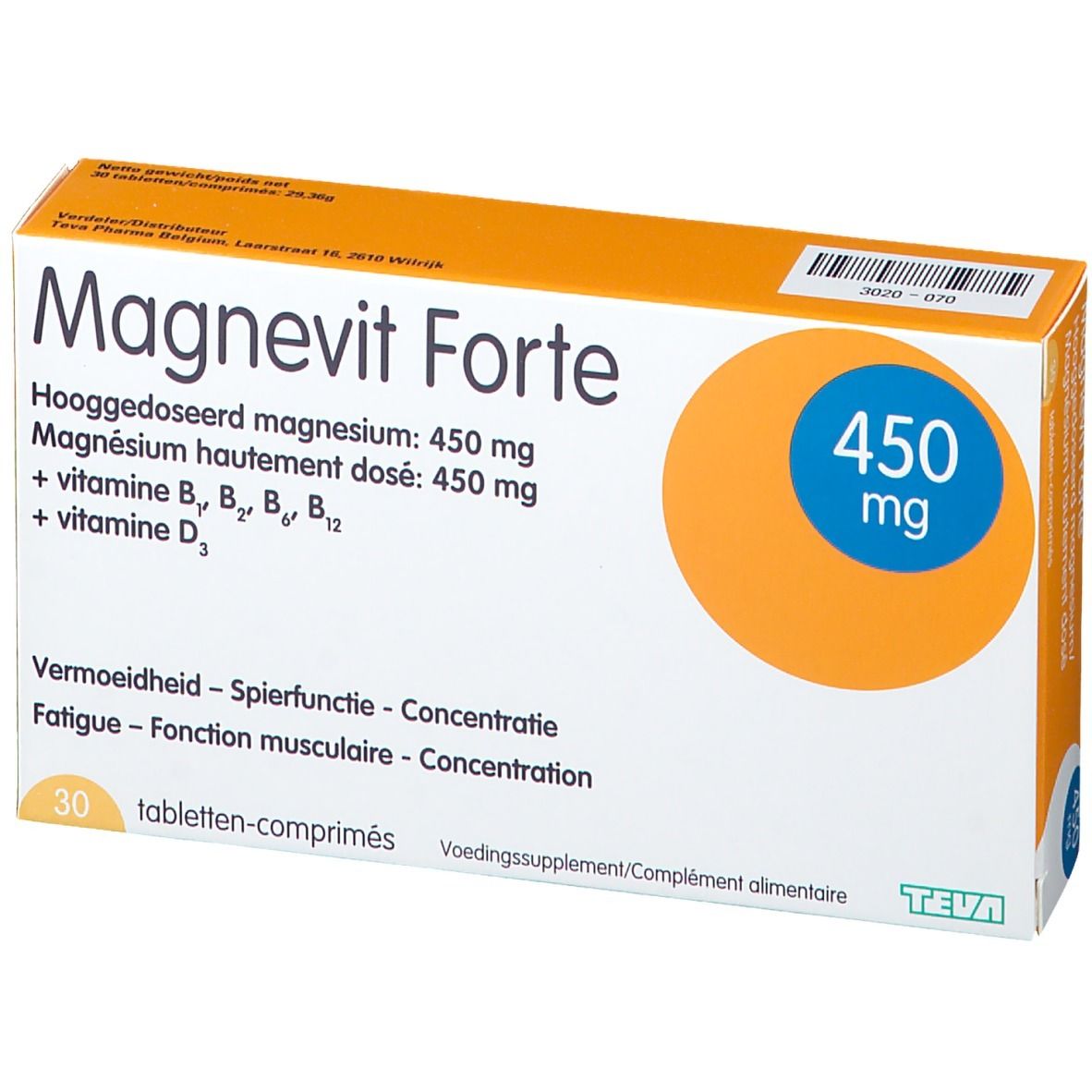 Magnevit Forte Teva 450mg