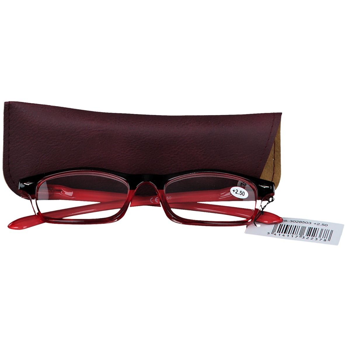 Pharma Glasses Reading Glasses Red +2.5