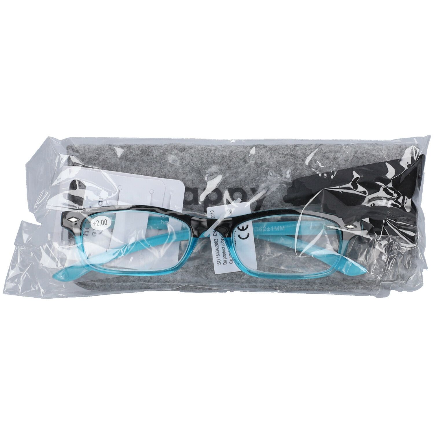 Pharma Glasses Reading Glasses Blue +2