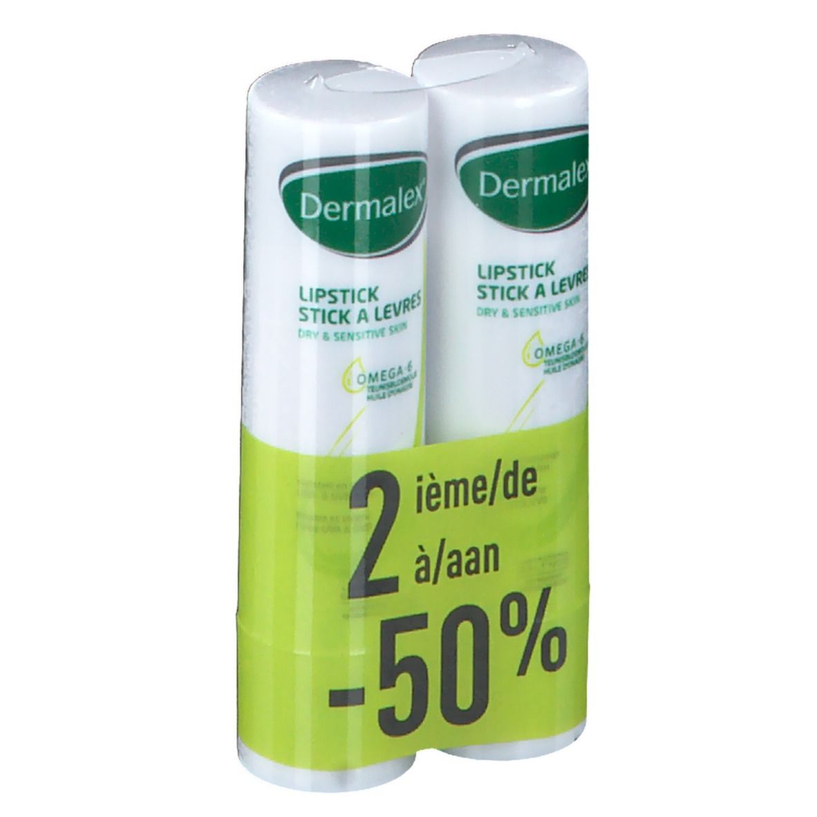 Dermalex Balsamo per Labbra Pack da 2