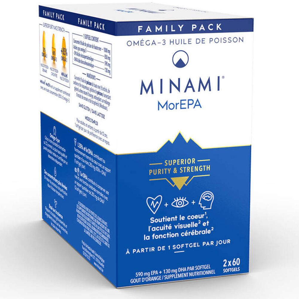Minami MorEPA Smart Fats Family Pack