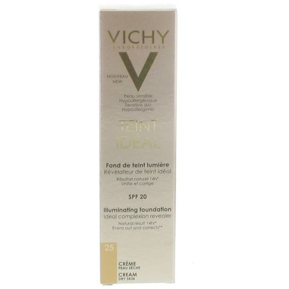 Vichy Teint Idéal Fondotinta Illuminante Crema 25 Moyen