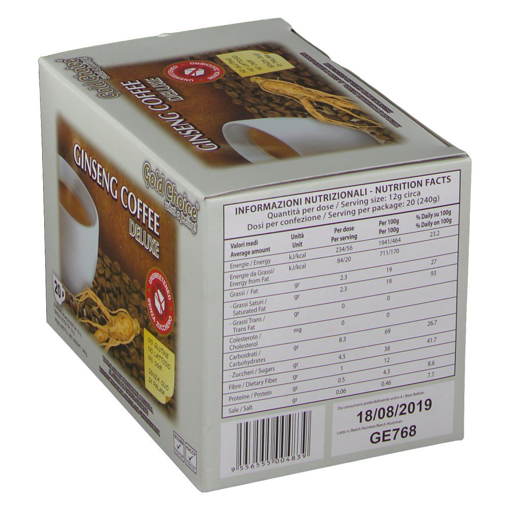 Ginseng Coffee Unsweetened