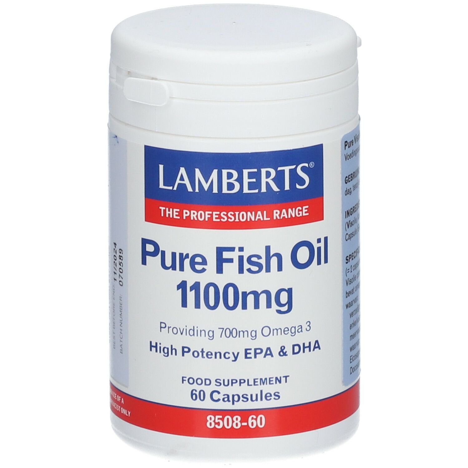 Fish Oil Pure Lamberts 1100mg