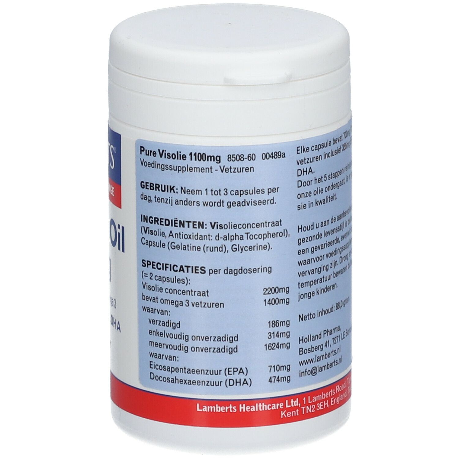 Fish Oil Pure Lamberts 1100mg
