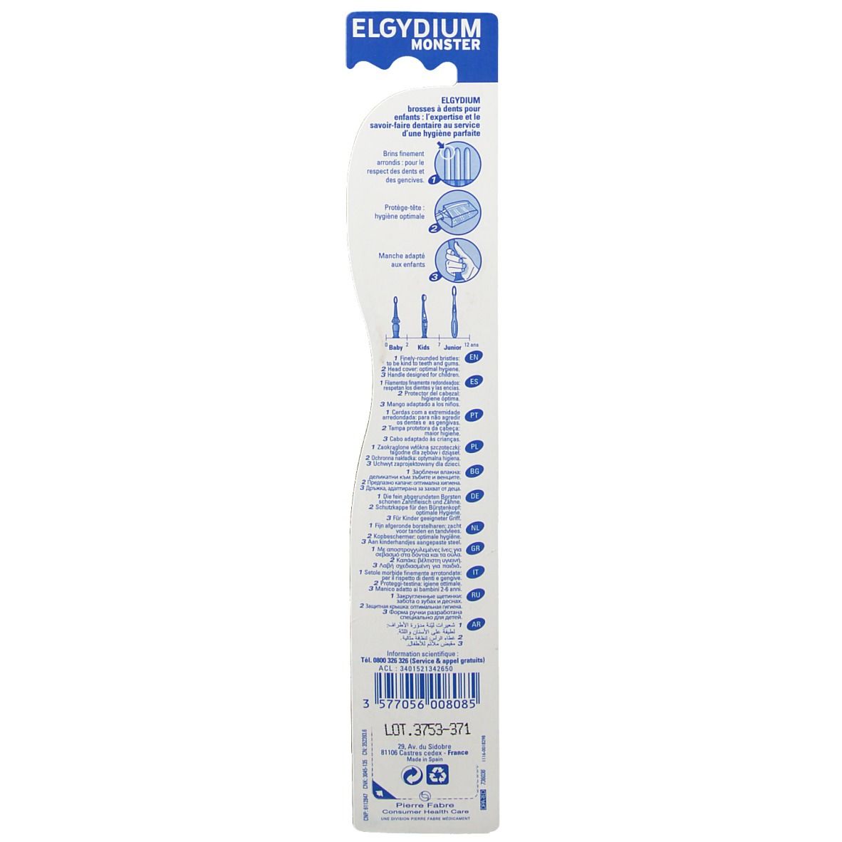 Elgydium Toothbrush Kids Monster