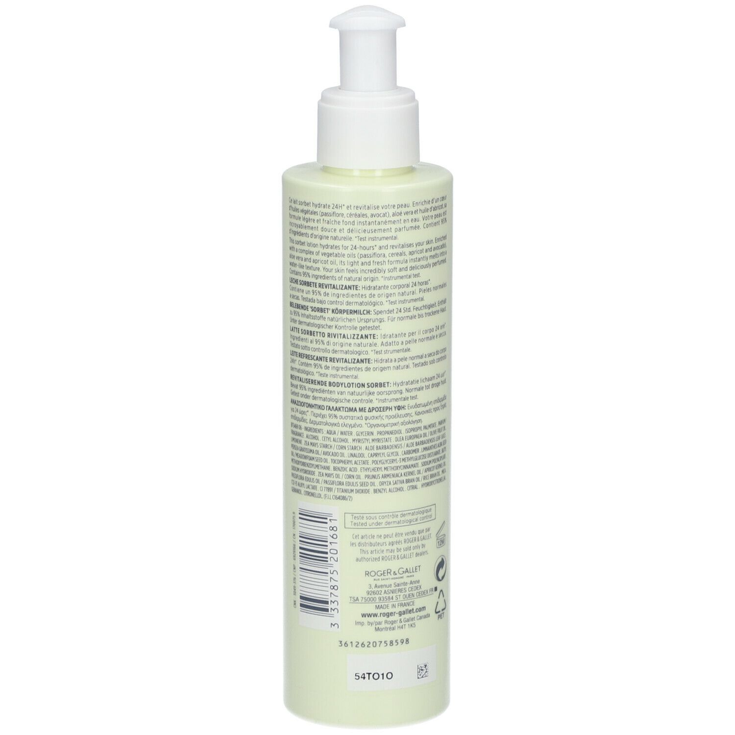 Roger & Gallet Fleur d'Osmanthus Latte Corpo Sorbetto Euforizzante