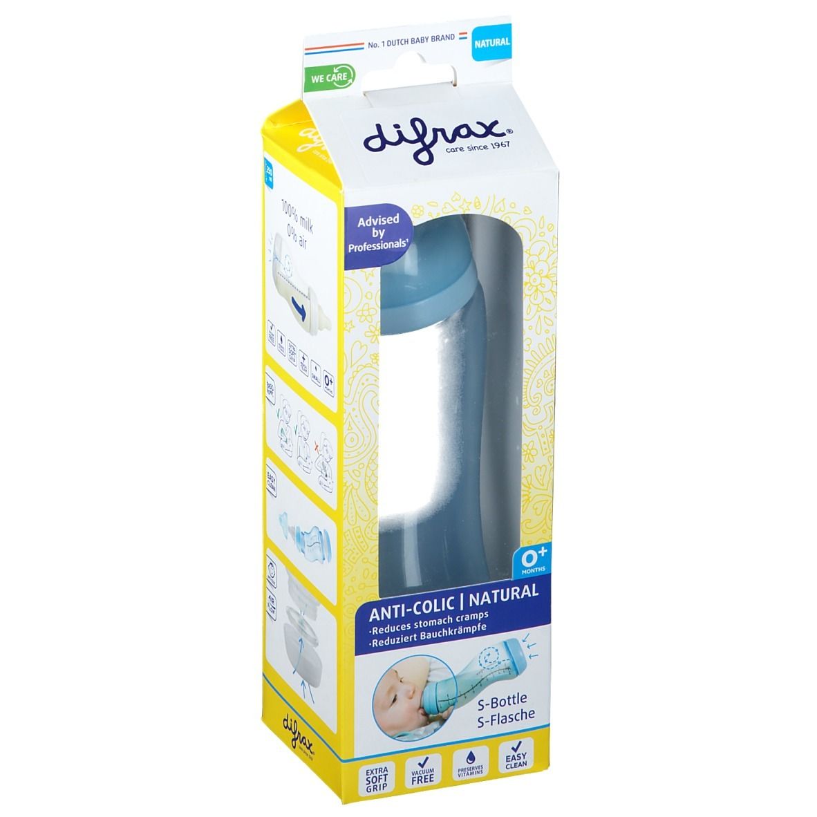 Difrax S-Feeding Bottle Natural Boy