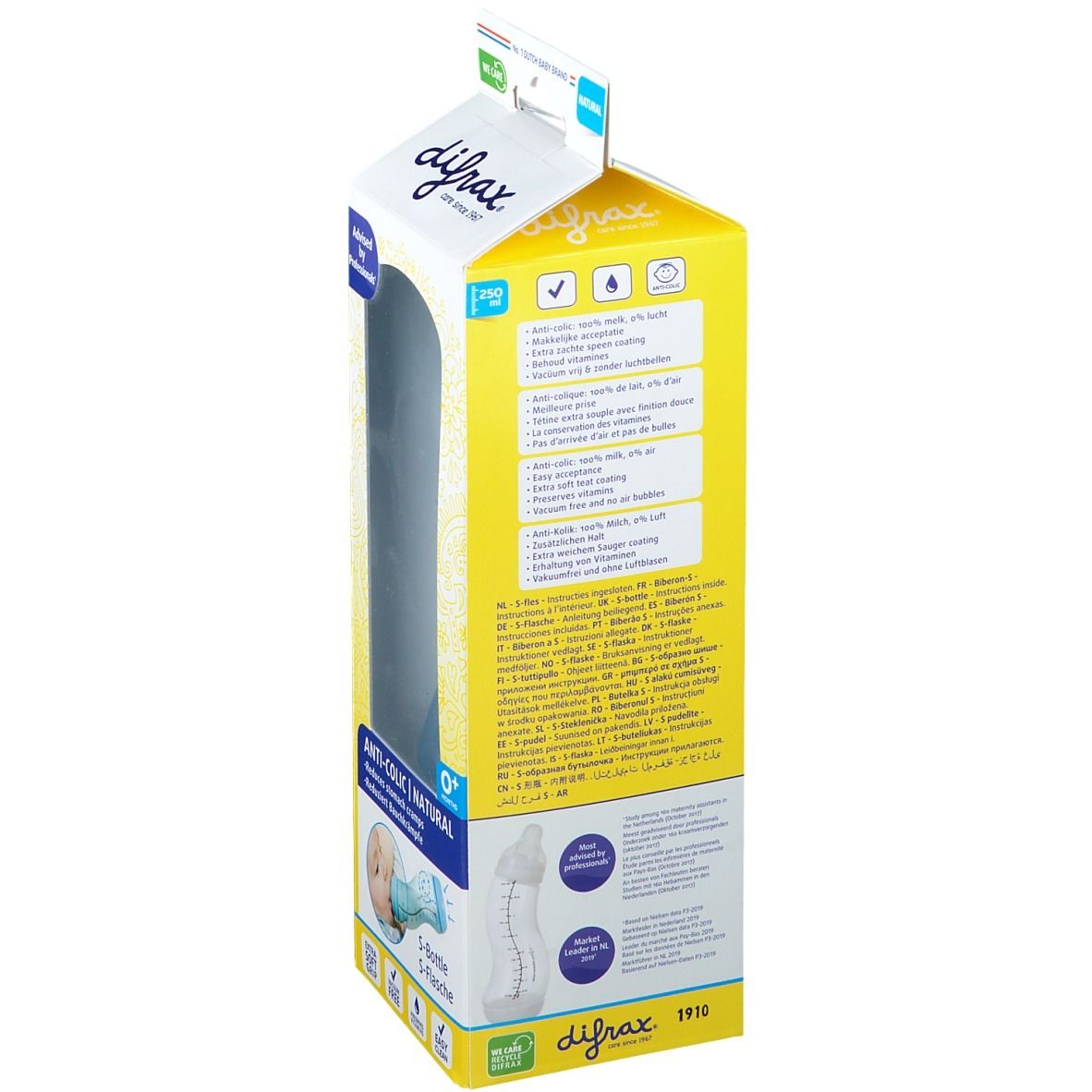 Difrax S-Feeding Bottle Natural Boy