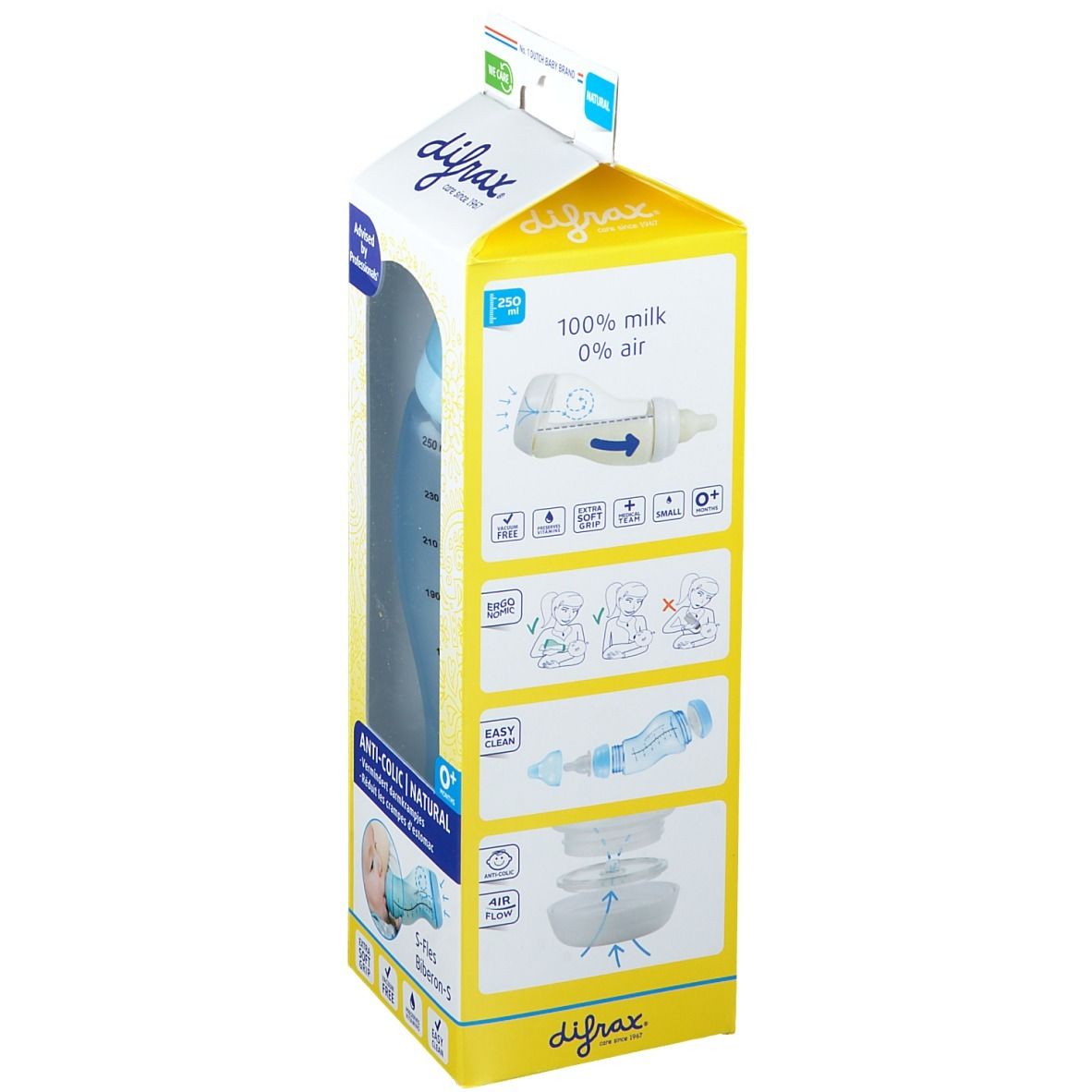 Difrax S-Feeding Bottle Natural Boy