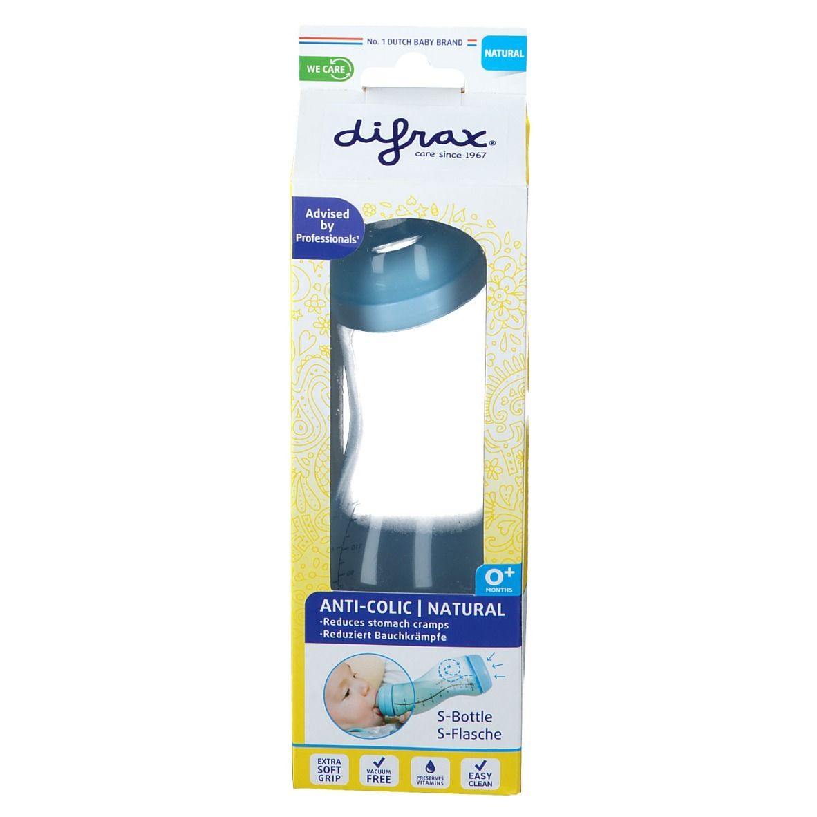 Difrax S-Feeding Bottle Natural Boy
