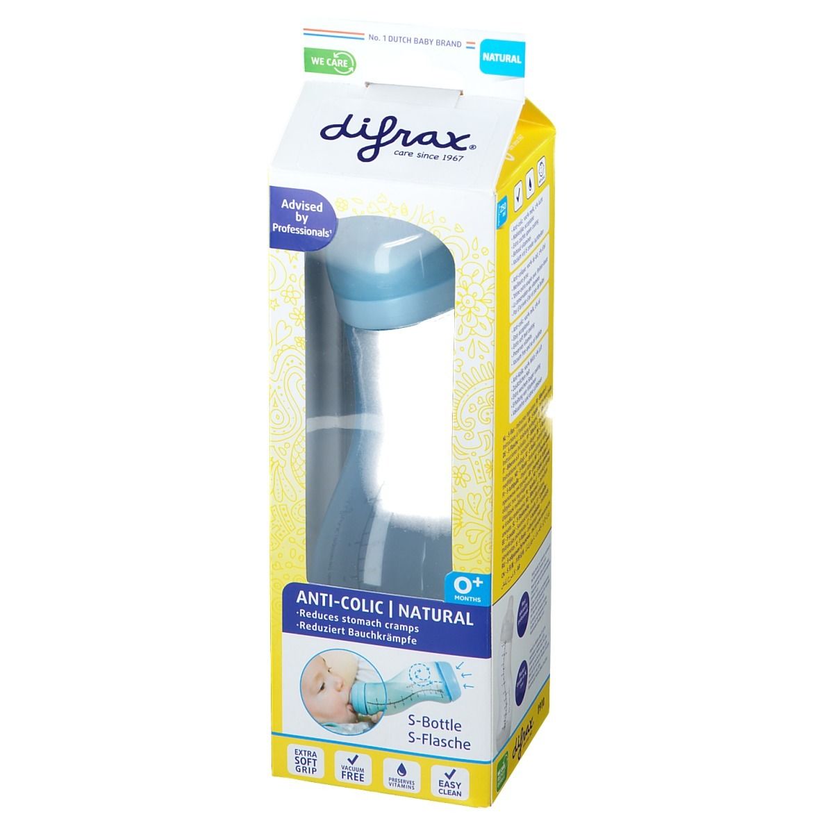 Difrax S-Feeding Bottle Natural Boy