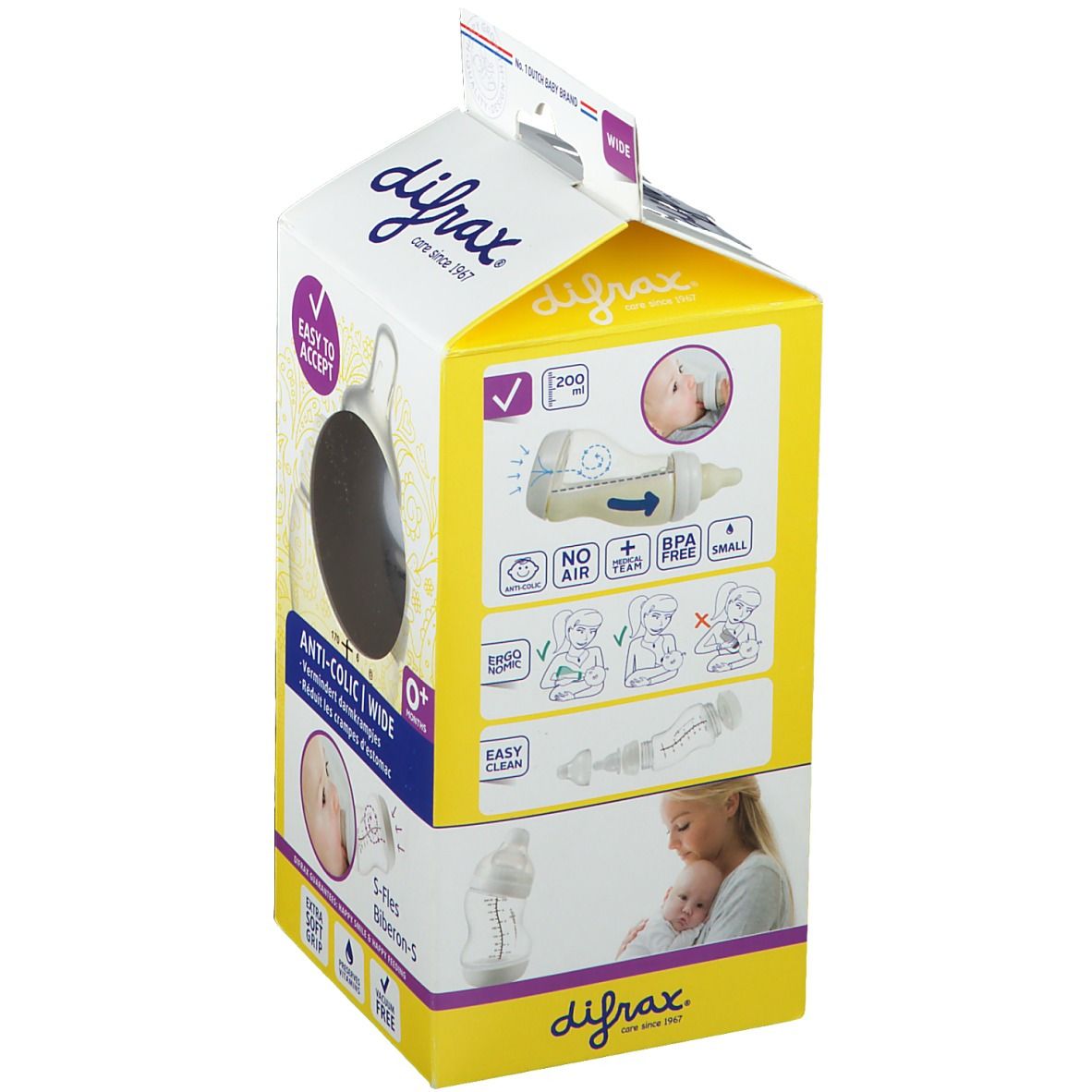 Difrax Baby Bottle S Wide